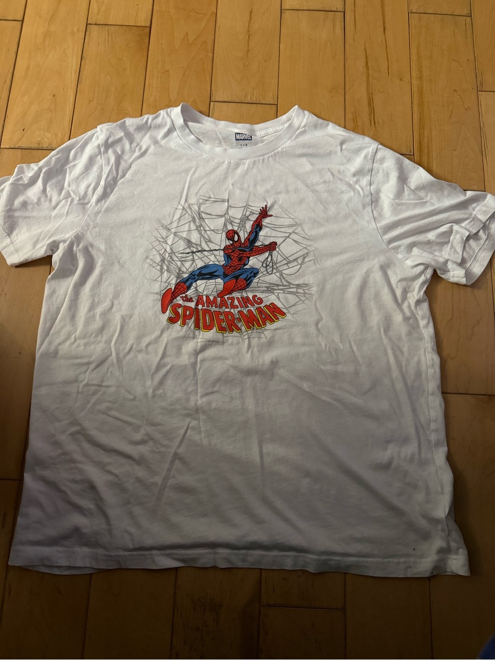 Marvel White Short-Sleeve Spider-Man Graphic Tee